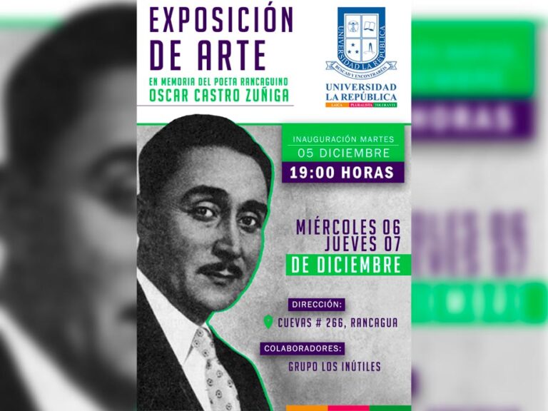 Exposición de Arte en memoria del poeta Rancagüino Oscar Castro Zuñiga